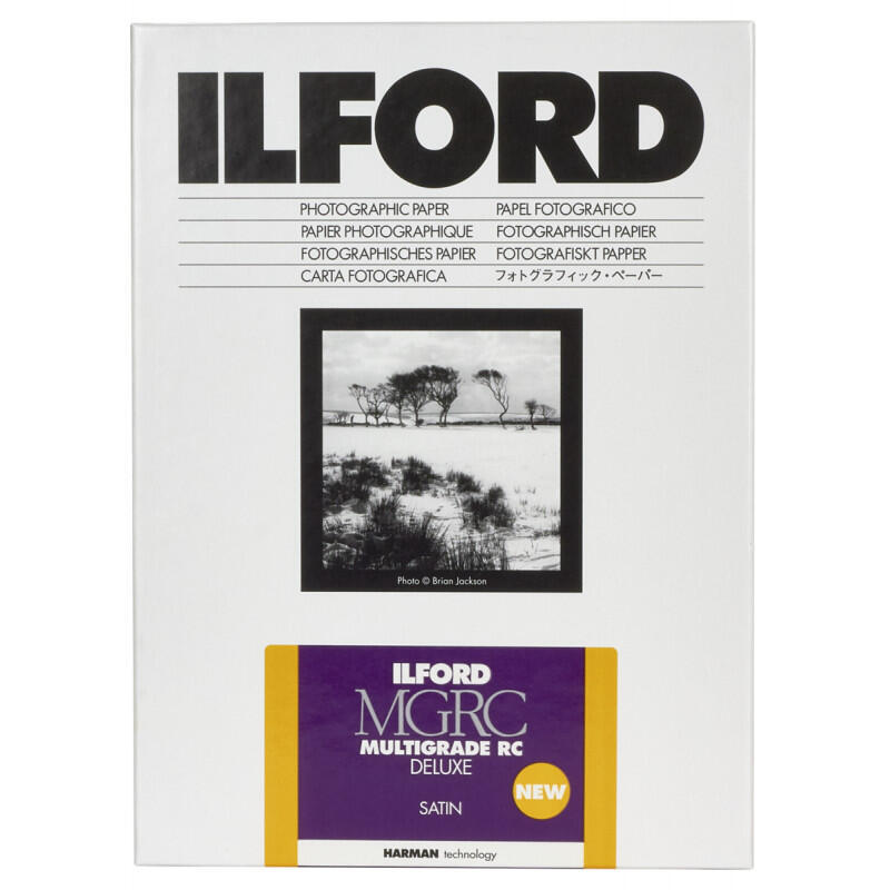 1x 25 papel fotografico ilford mg rc dl 25m  18×24