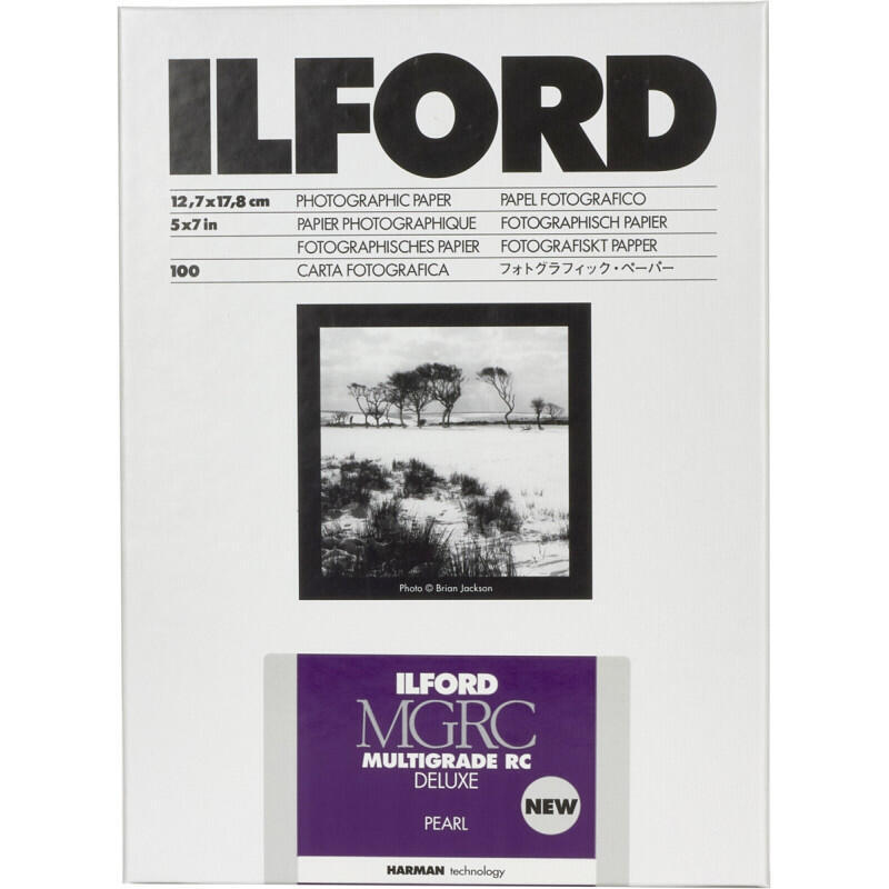 1×100 ilford papel fotografico mg rc dl 44m  13×18