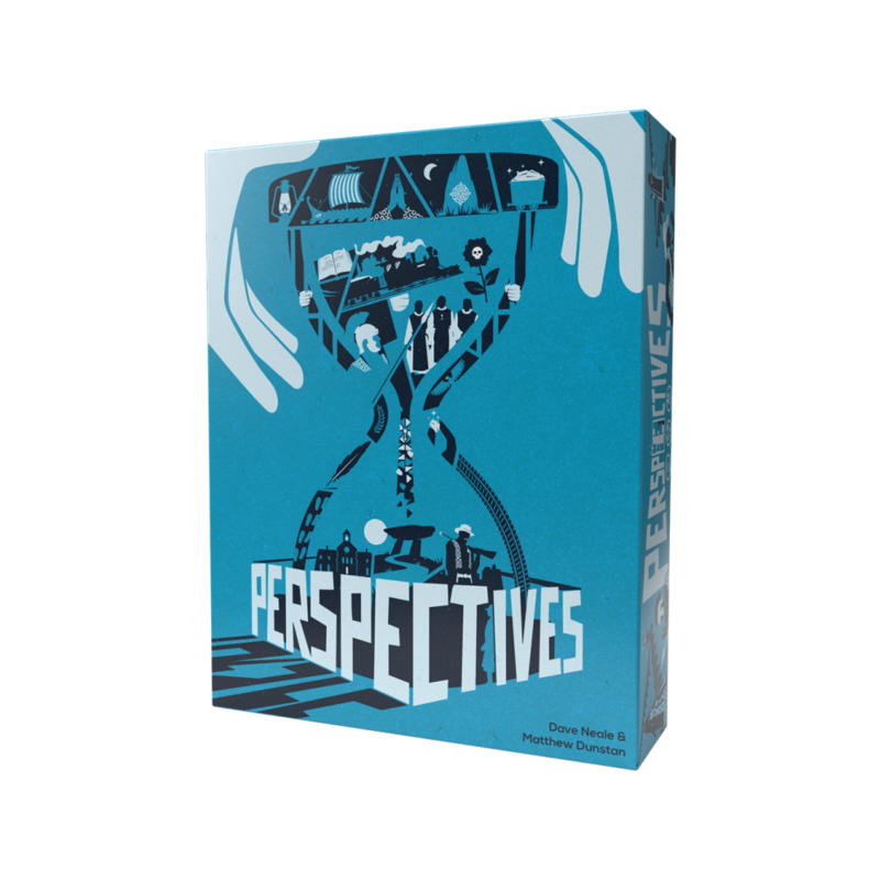 Juego de mesa perspectives azul