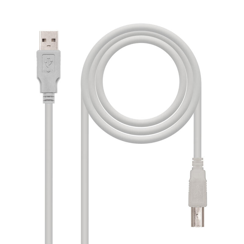 Nanocable cable de impresora usb-a 2.0 macho a usb-b macho 3m