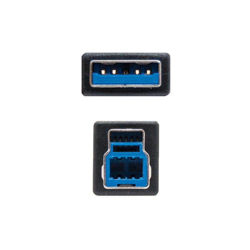 Nanocable cable de impresora usb-a 3.0 macho a usb-b macho 2m