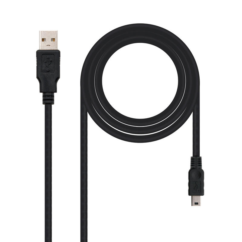 Nanocable cable usb-a 2.0 macho a mini-usb macho 1m