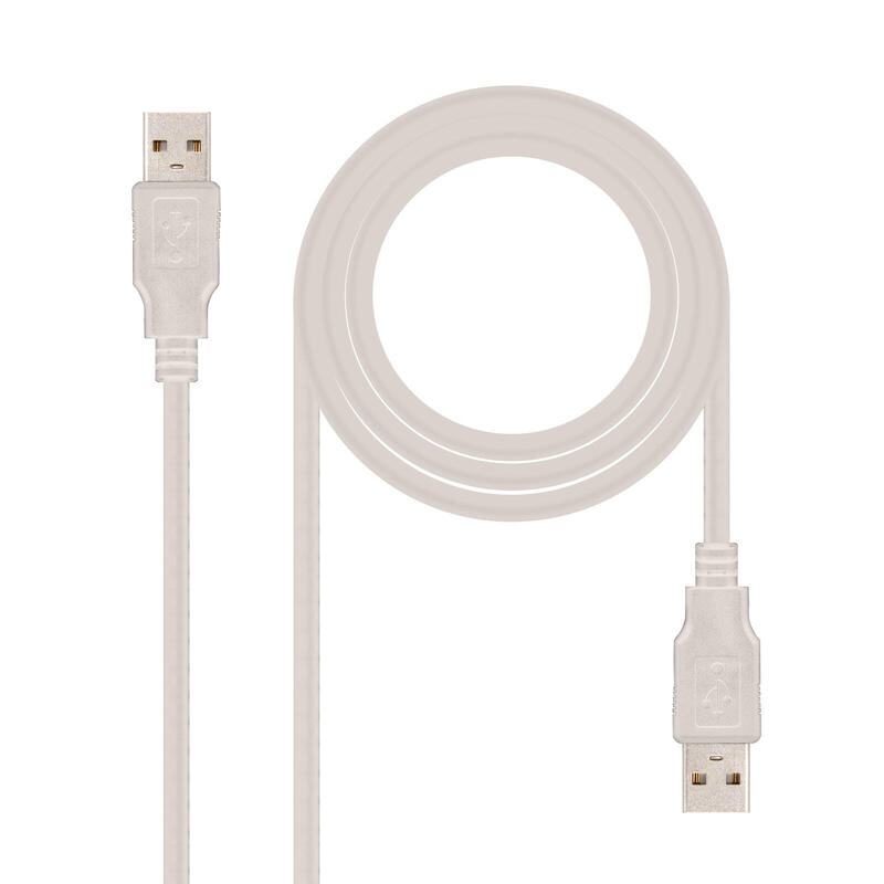 Nanocable cable usb-a 2.0 macho a usb-a macho 1m