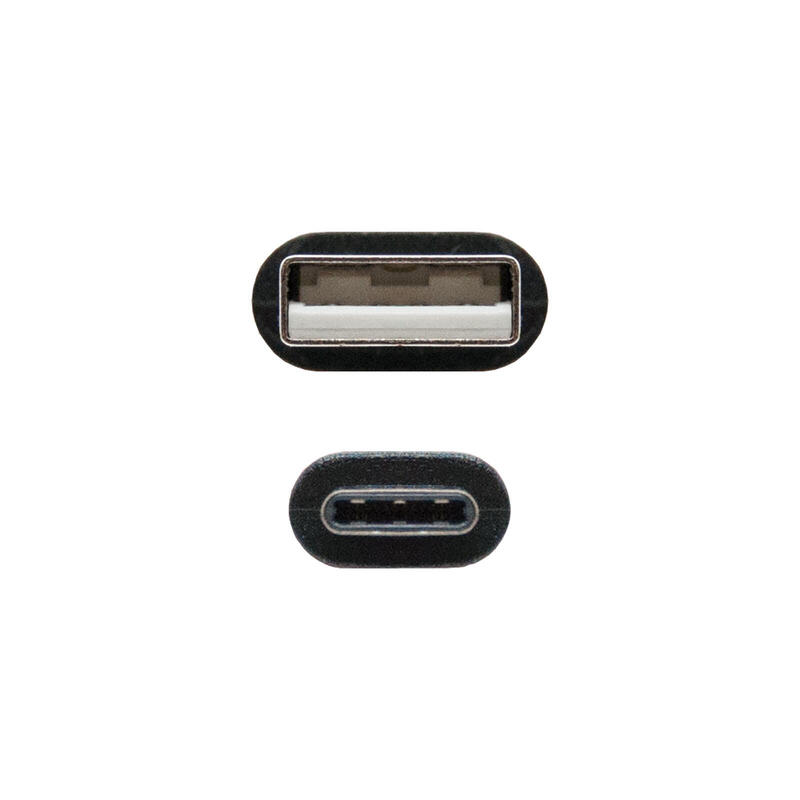Nanocable cable usb-c 2.0 macho a usb-a macho 1m