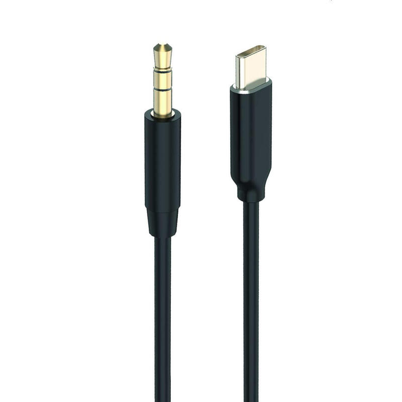 2go 797219 cable de audio 1 m 3,5mm usb tipo c negro
