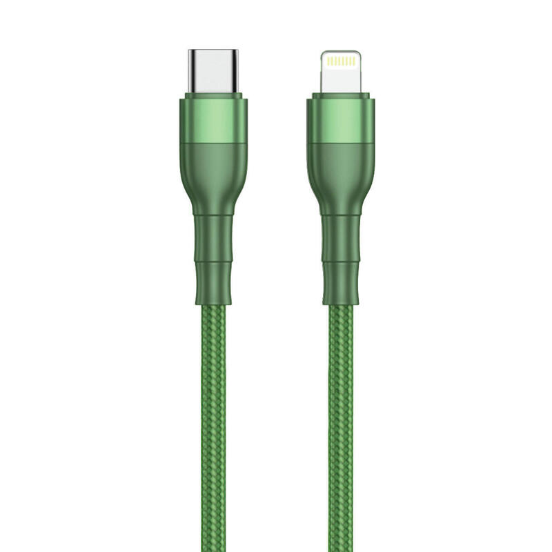 2go usb cable type c-lightning verde
