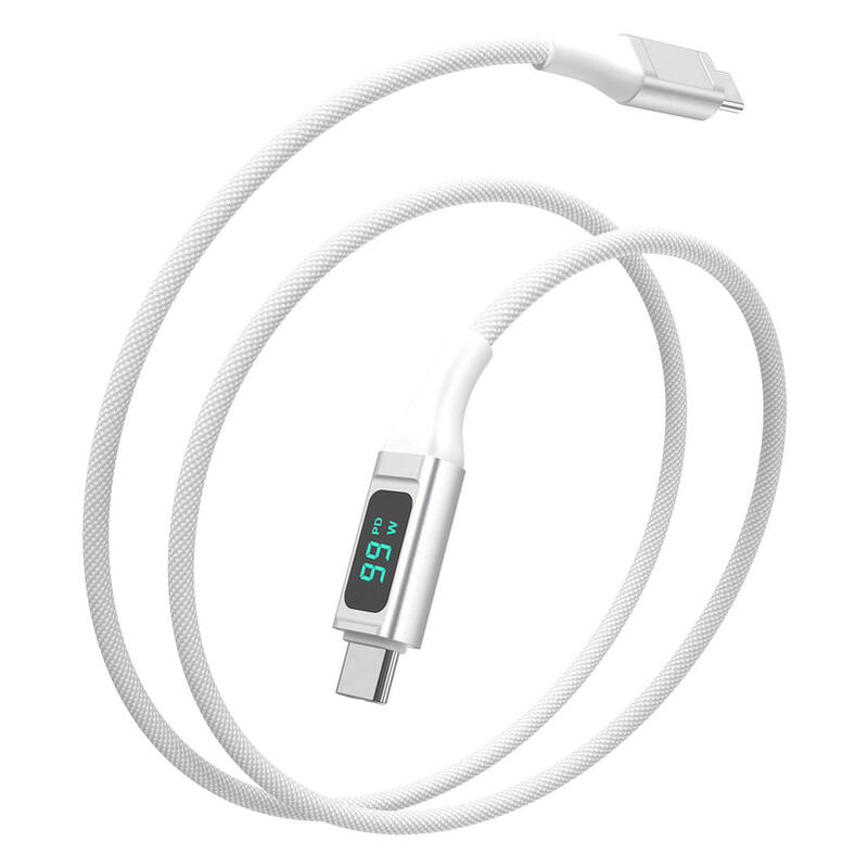 4smarts cable usb-c – usb-c digitcord 100w 1,5m blanco