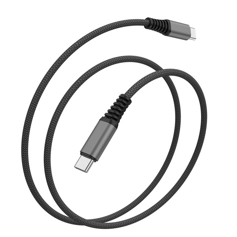 4smarts cable usb-c – usb-c premium 100w 1,5m negro