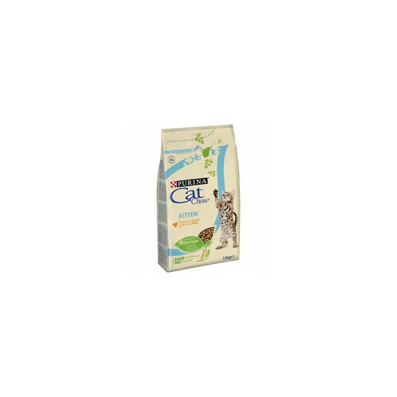 Purina cat chow kitten alimento seco para gatos gatito pollo 1,5 kg