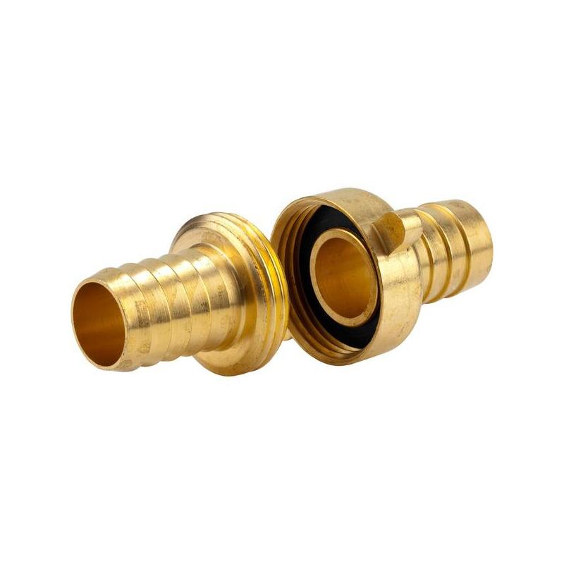ConexiÓn roscada para manguera de latÓn gardena de 33,3 mm (g 1″), acoplamiento de 3 piezas, para mangueras de 19 mm (3/4″) 0715