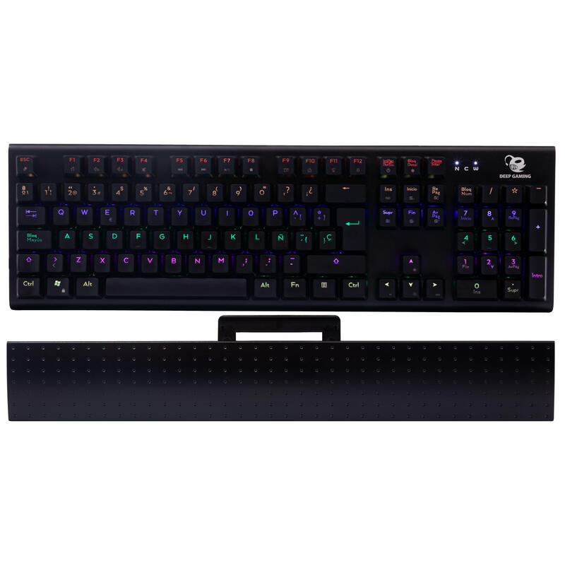 Teclado español deep gaming deepsolid teclado usb qwerty negro