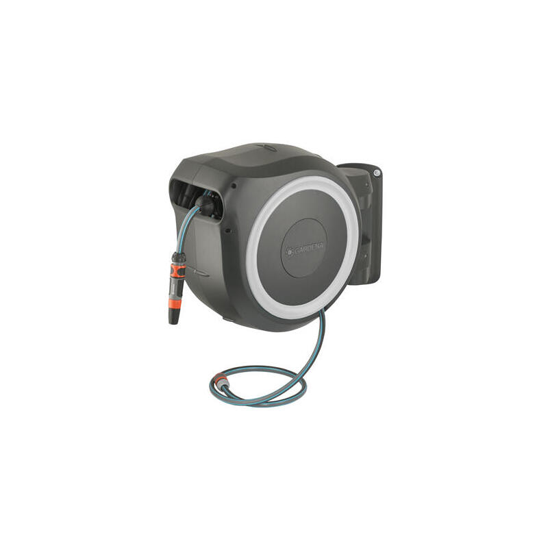 Portamangueras automatico rollup l (white) 30 m