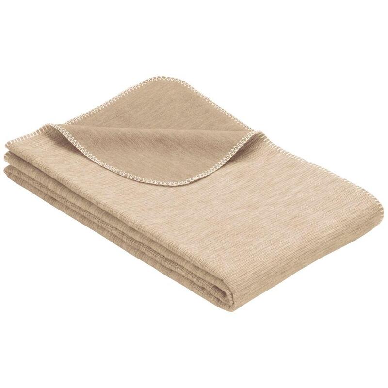 Manta ibena jacq. baumwolldecke natur lausanne gots zertifiziert 2163