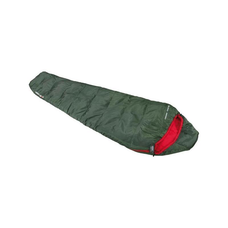 High peak black arrow, saco de dormir verde/rojo 23054