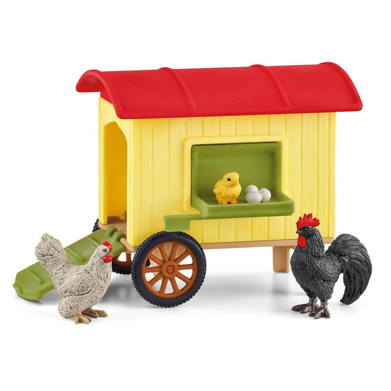Schleich gallinero mÓvil farm world 42572