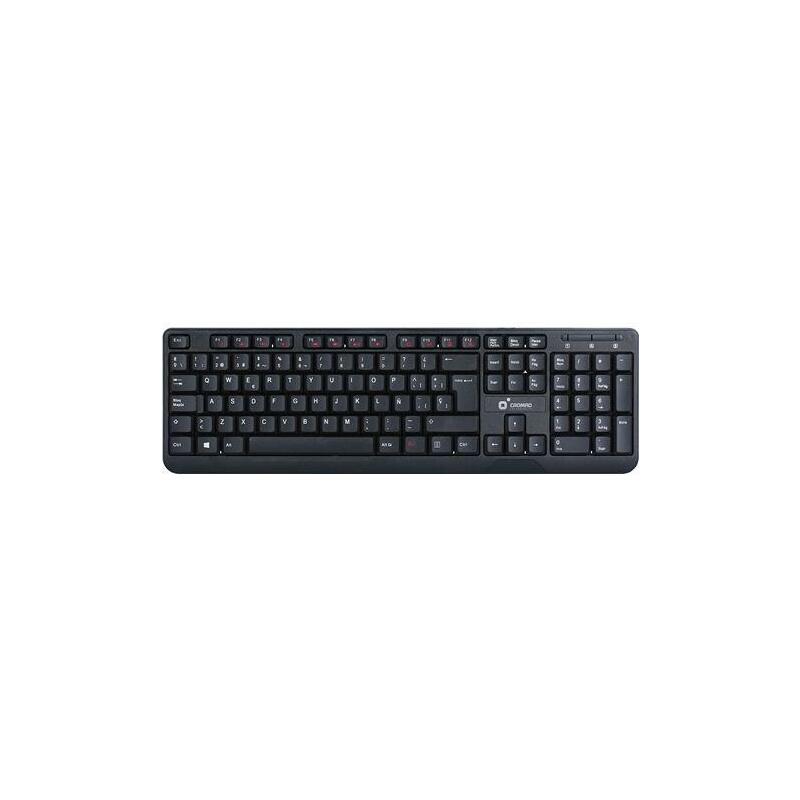 Cromad t50 teclado multimedia usb – teclas fn + multimedia – diseÑo extrafino y tacto suave