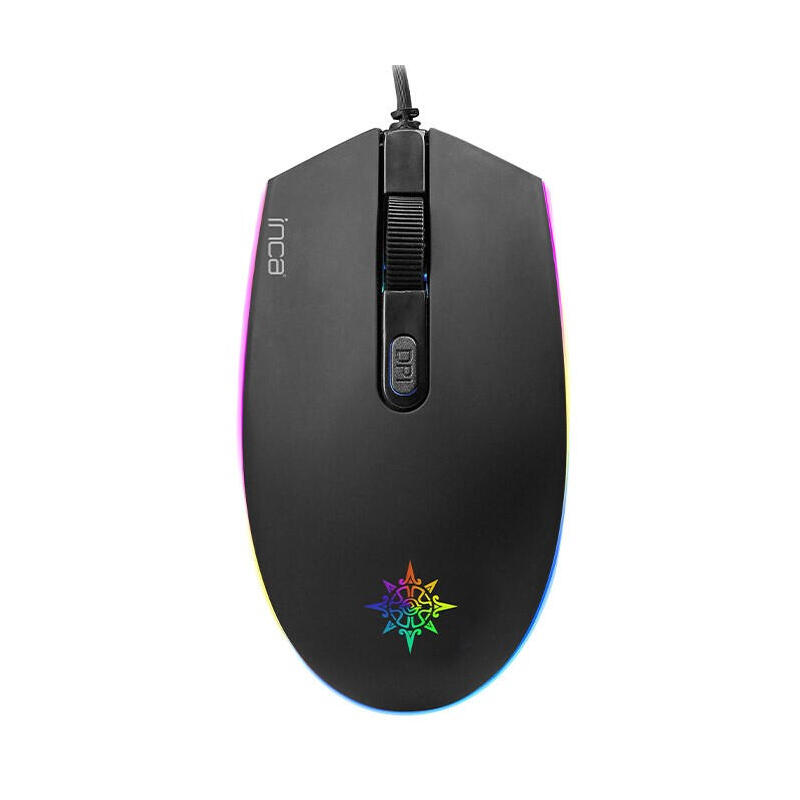 Inca gaming raton img-gt13 1200 dpi, rgb, 4 botones, usb