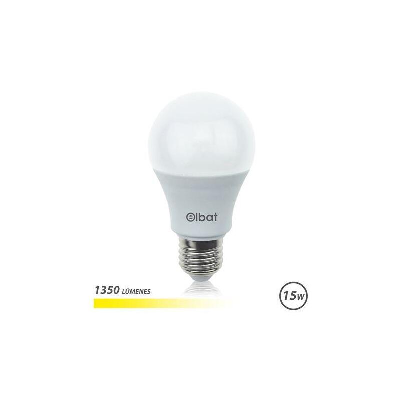 Elbat bombilla led a60 15w e27 1350lm – 3000k luz calida