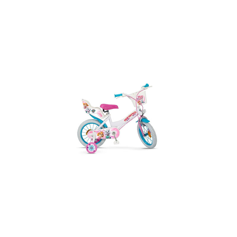 Bicicleta infantil 14 toimsa toi1481 patrulla canina blanca