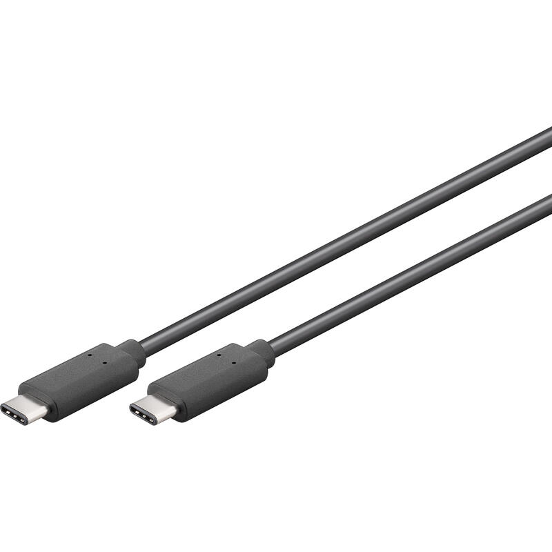 Cable usb(c) 3.2 a usb(c) 3.2 goobay 0.5m negro