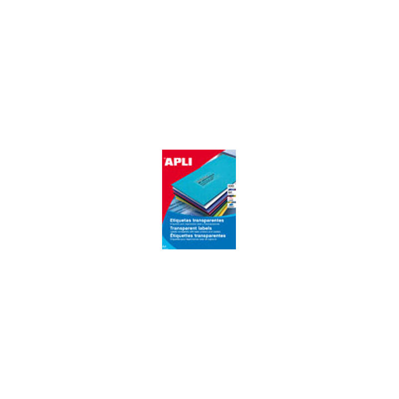 Apli etiquetas translucidas resistentes intemperie 210.0 x 297.0mm 100 hojas
