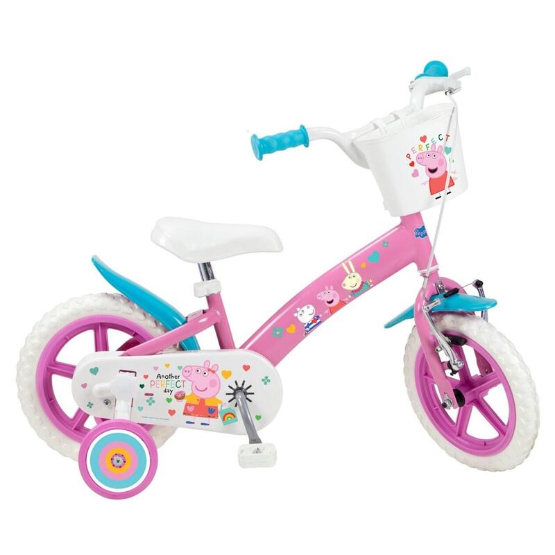 Bicicleta infantil 12″ peppa pig rosa 1195 rosa toimsa