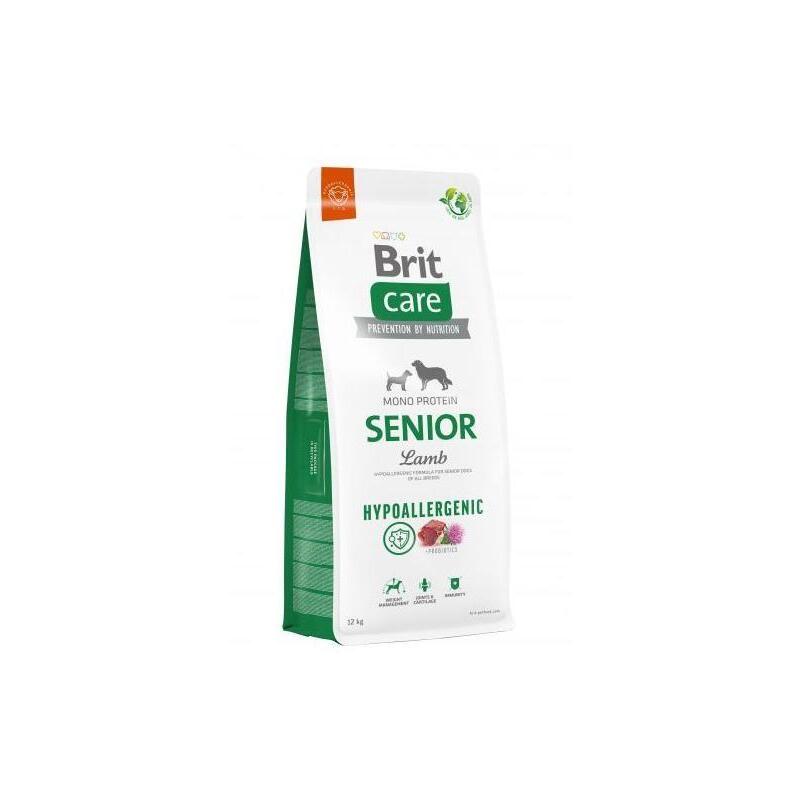 Alimento seco para perros brit care hypoallergenic senior lamb&rice 12 kg