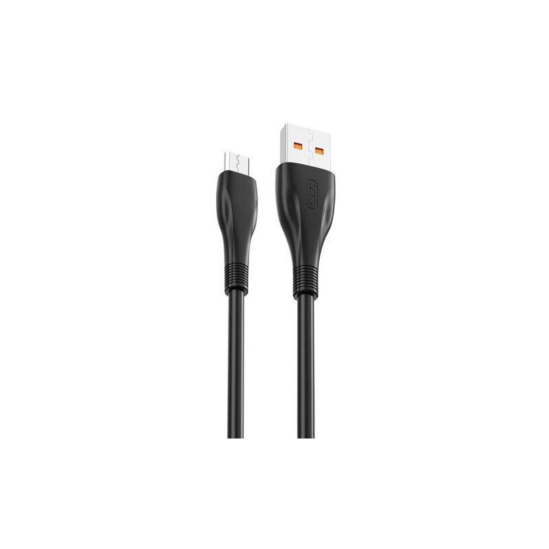 Xo cable nb185 carga rapida usb – micro usb – 6a – 1m – color negro