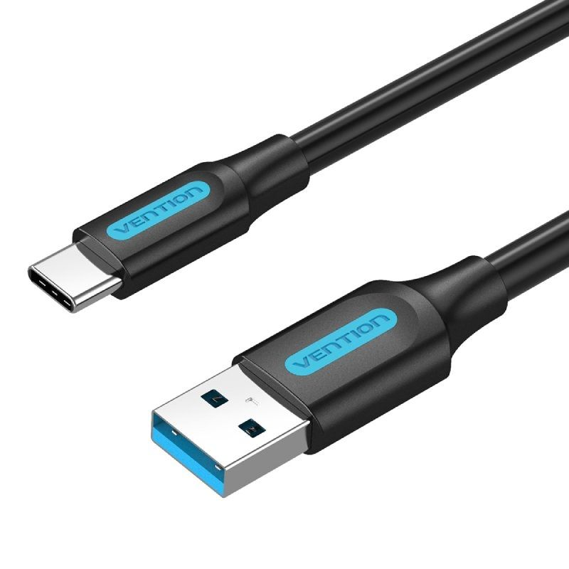 Cable usb 3.0 tipo-c vention cozbf usb macho usb tipo-c macho 1m negro