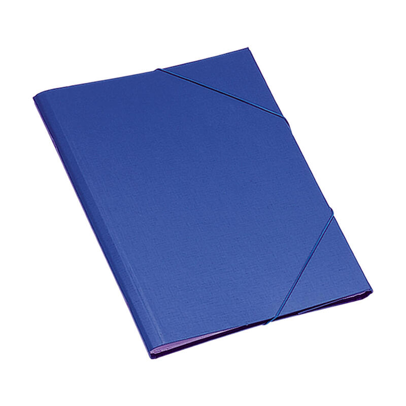 Carpeta  dohe clasificadora 12 departamentos – formato folio – carton plastificado – cierre con gomas – color azul