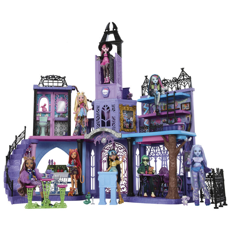 Casa de muÑecas mattel monster high  secundaria embrujada  hlp88