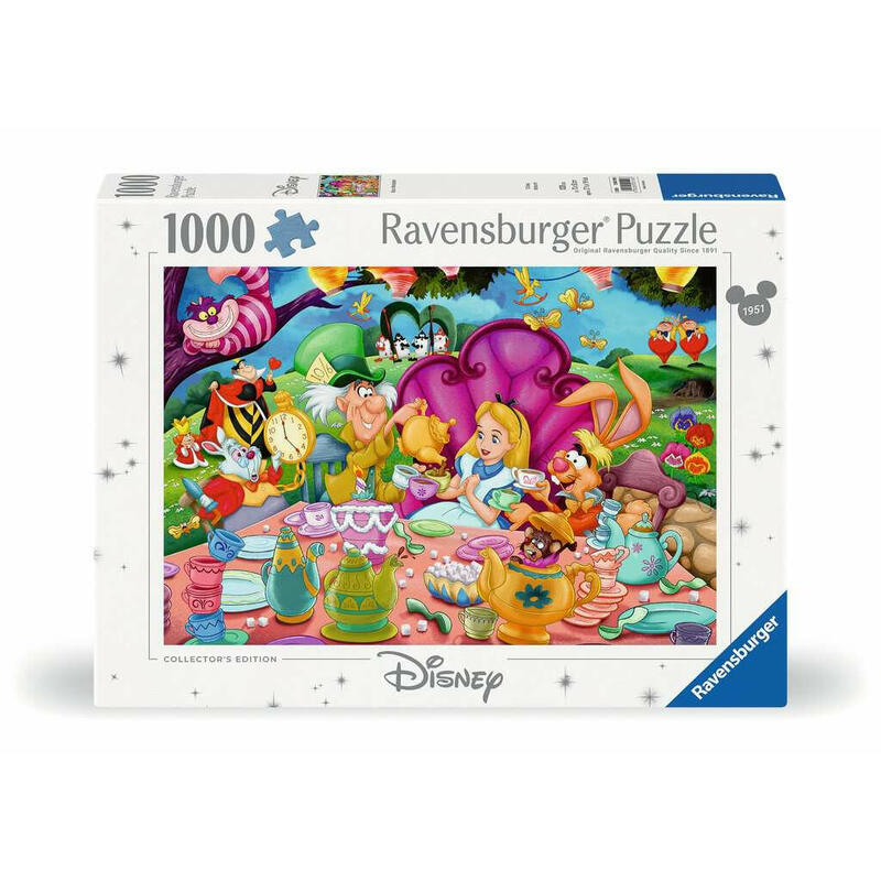 Ravensburger disney ediciÓn coleccionista – alicia en el paÍs de las maravillas, puzzle 1000 piezas 12000109