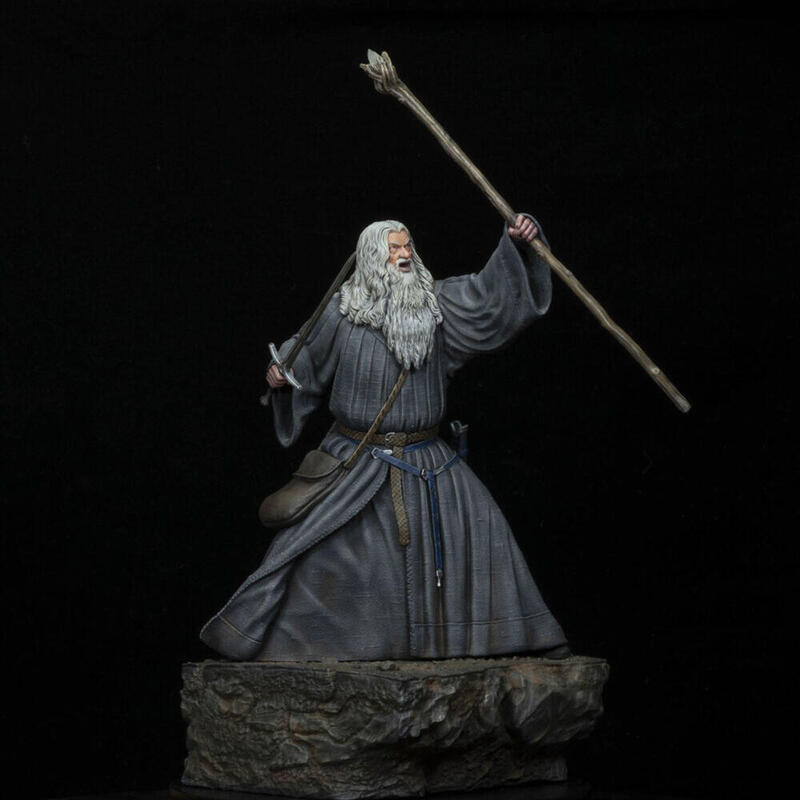 Figura gandalf en moria 18 cms el seÑor de los anillos