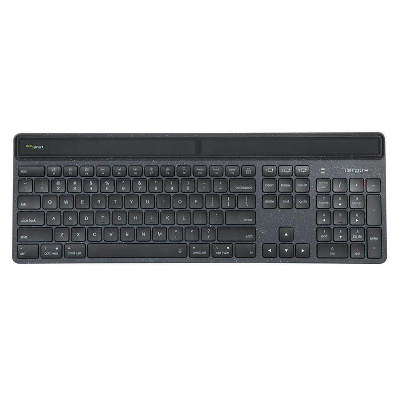 Teclado español targus ecosmart teclado universal bluetooth qwerty negro