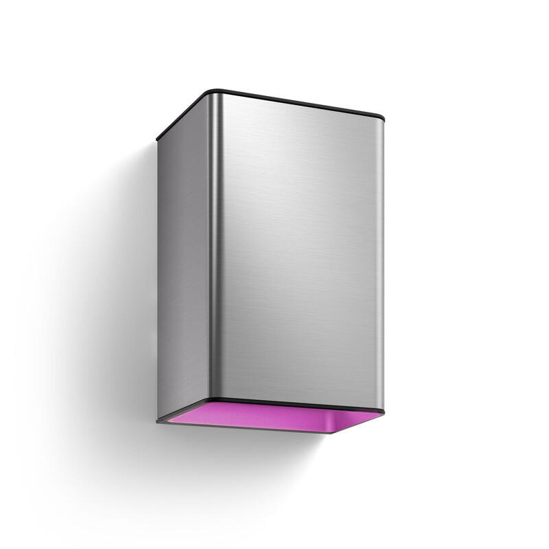 Philips hue white and color ambiance aplique mural para exteriores resonate