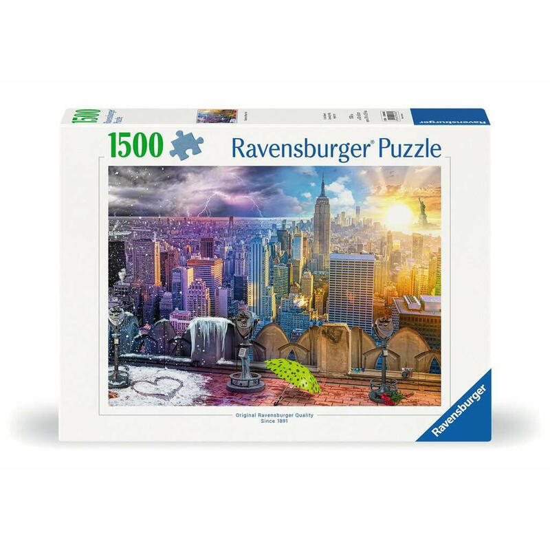 Puzzle 1500el nowy jork w lecie i zimie