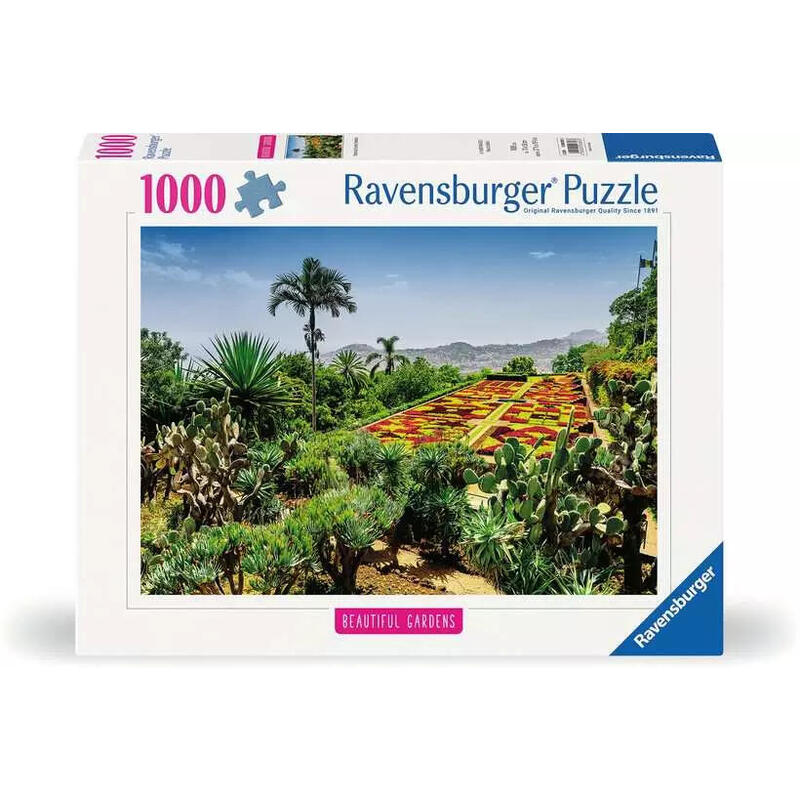 Puzzle 1000 elementÓw ogrÓd botaniczny madera portugalia