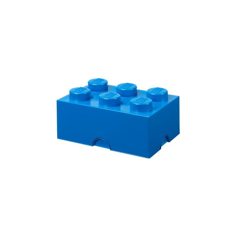 Room copenhagen lego storage brick 6, caja de almacenamiento azul 40000801