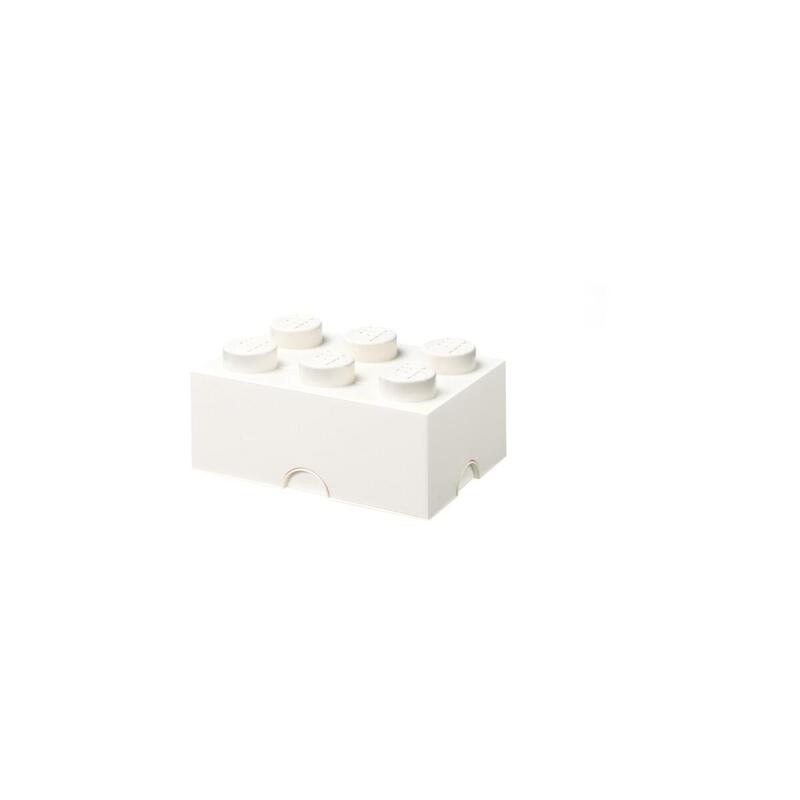Room copenhagen lego storage brick 6, caja de almacenamiento blanca 40000804