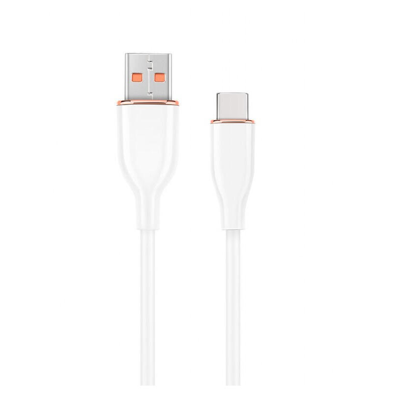 Gembird premium silicon tipo c usb charging and data cable 1.5m white