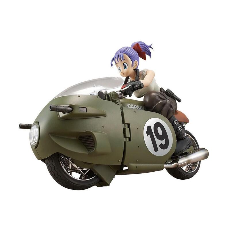 Figura collector’s bandai dragon ball rise mechanics bulma s no.19 motorcycle