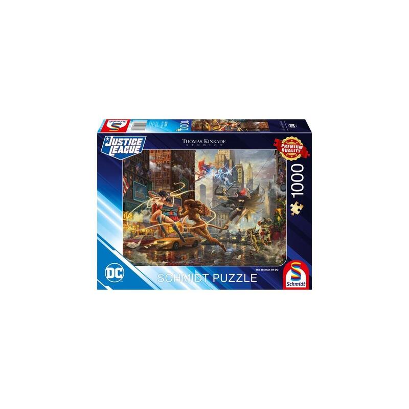 Puzzle schmidt spiele thomas kinkade studios: dc justice league – las mujeres de dc, 1000 piezas 58789