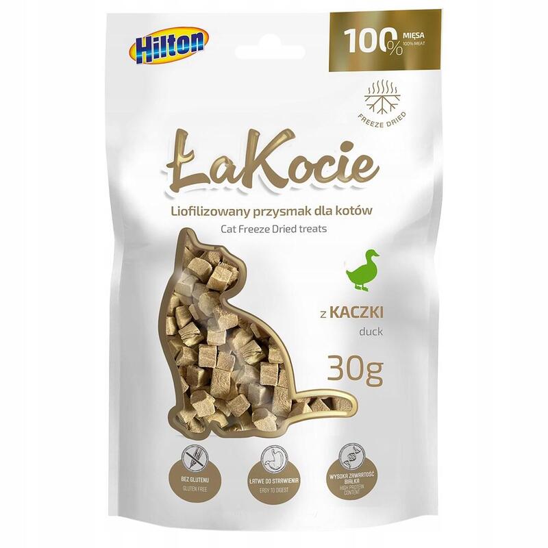 Hilton lakocie freeze dried duck – cat treats – 30g