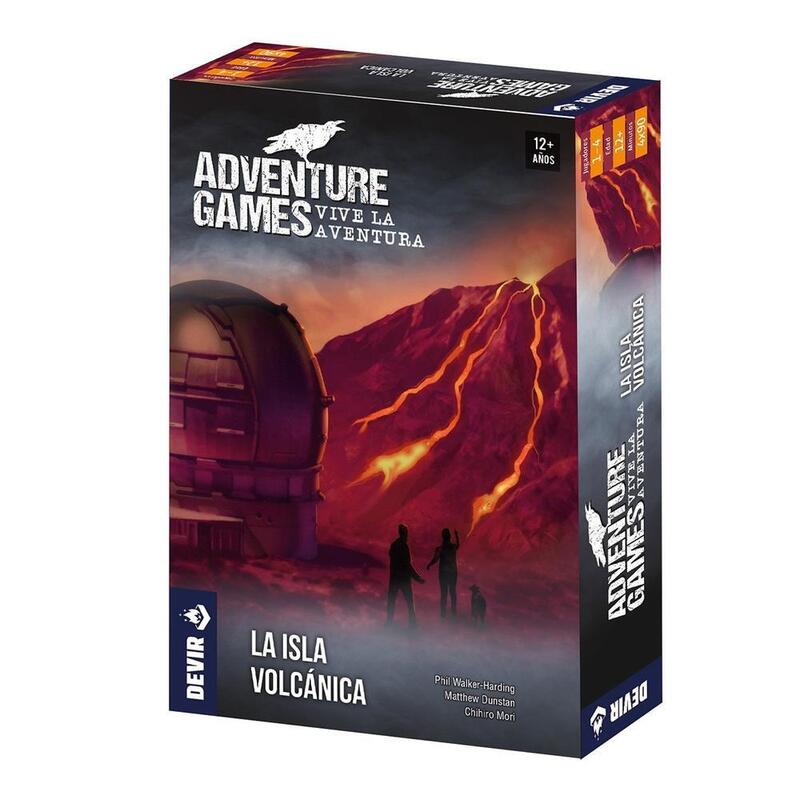 Juego de mesa adventure games: la isla volcÁnica