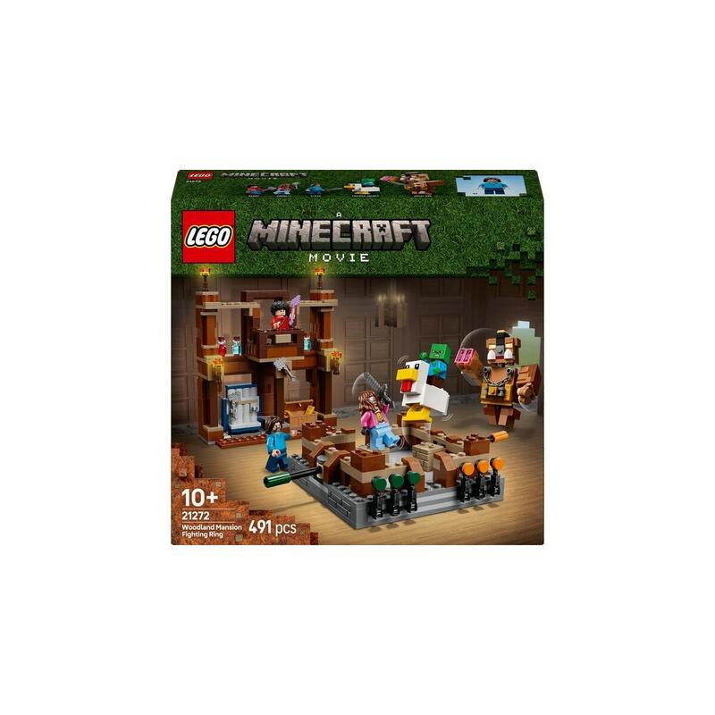 Lego 21272 minecraft mansiÓn forestal con ring de boxeo, juguete de construcciÓn   21272