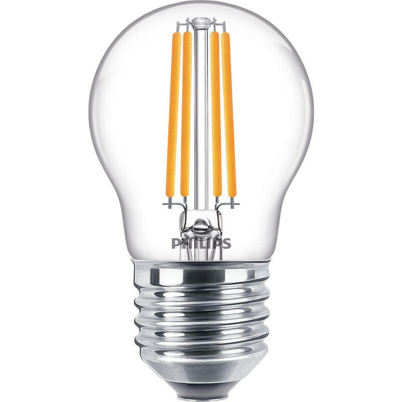 Philips classic ledlumer tropfenlampe 806lm 6,5w 2700k e27