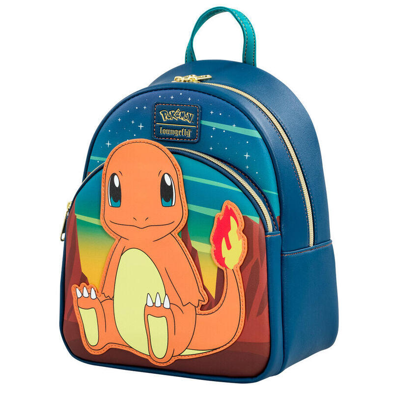 Mochila charmander pokemon loungefly 26cm