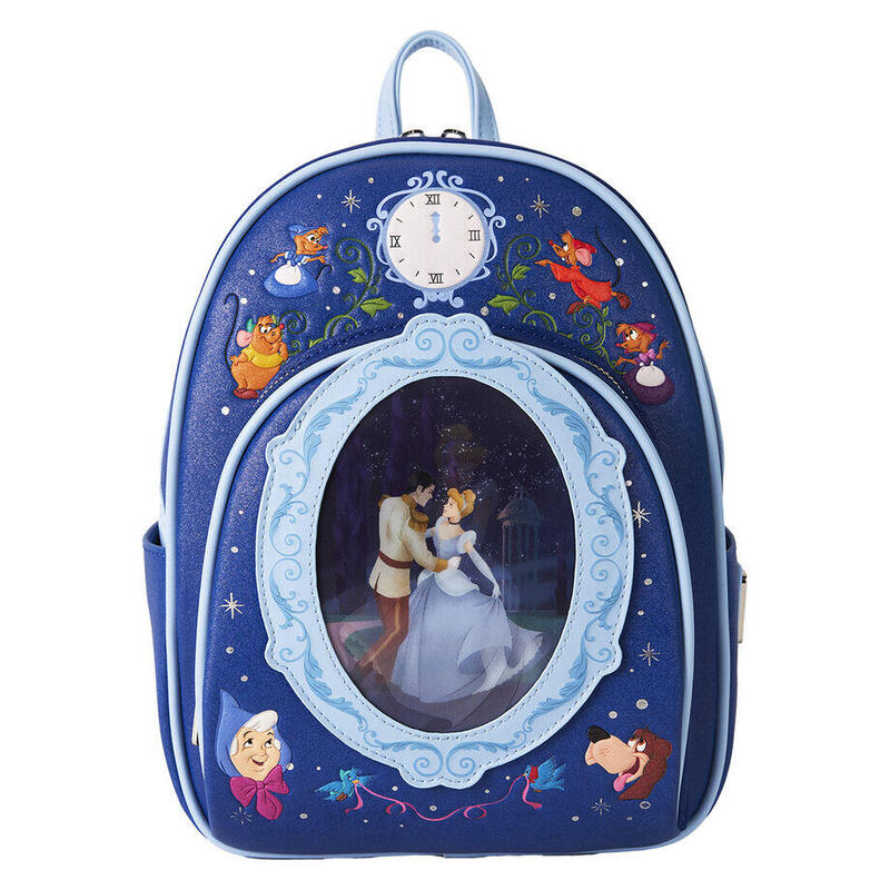 Mochila lenticular 75th anniversary la cenicienta disney loungefly 26cm