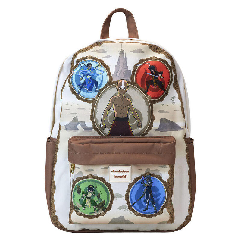 Mochila nylon avatar the last airbender loungefly 43cm