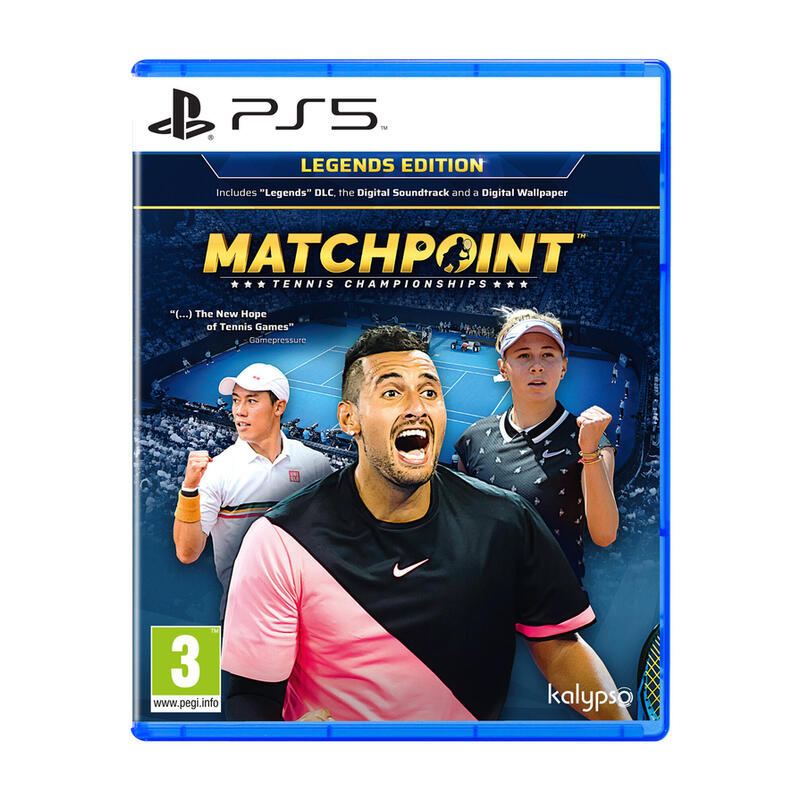 Juego matchpoint tennis championship playstation 5